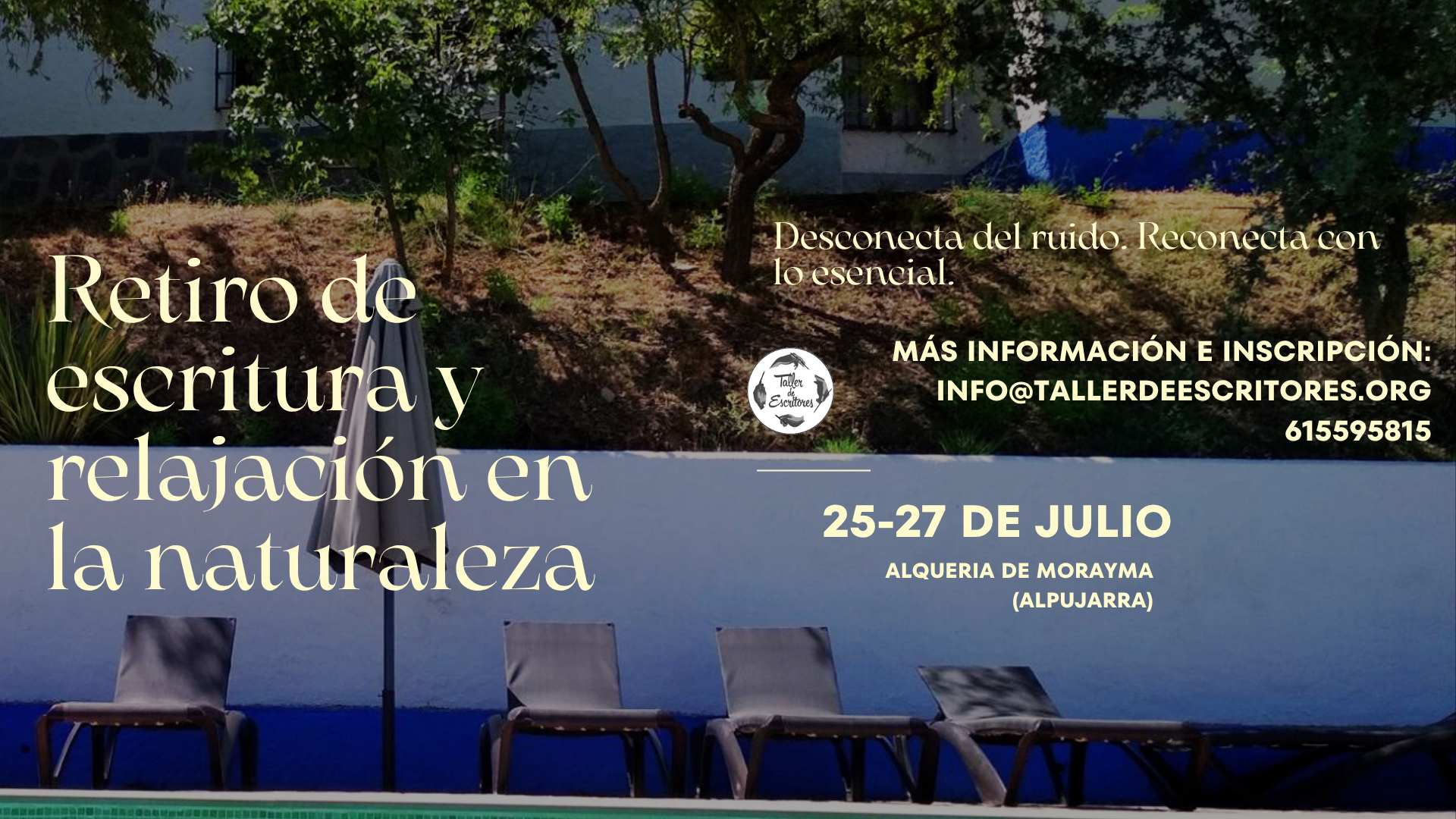 Retiro de escritura y relajación en la naturaleza 2026
